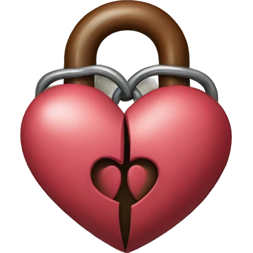hearts locked together  emoji