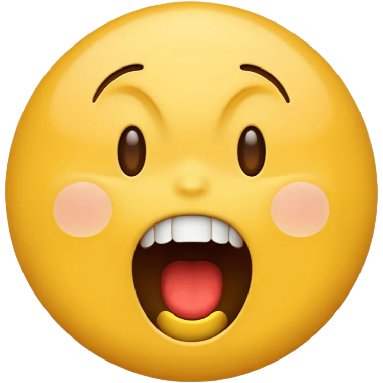 screaming yellow emoji emoji