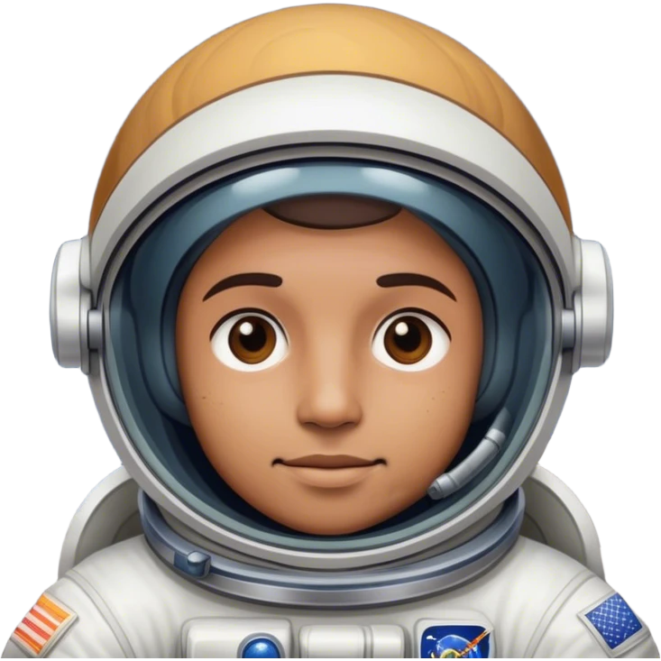 Astronaut at moon emoji