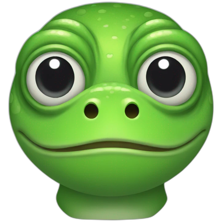 frog body human face emoji