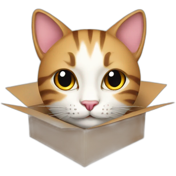 cat from gift box emoji