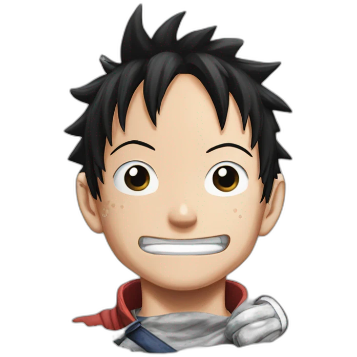 Luffy from one piece gear 5 emoji