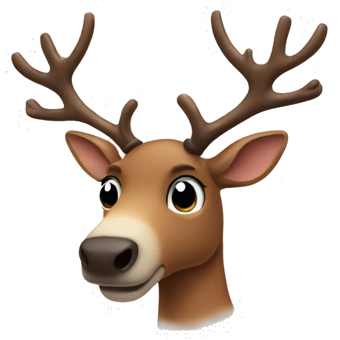 Reindeer emoji