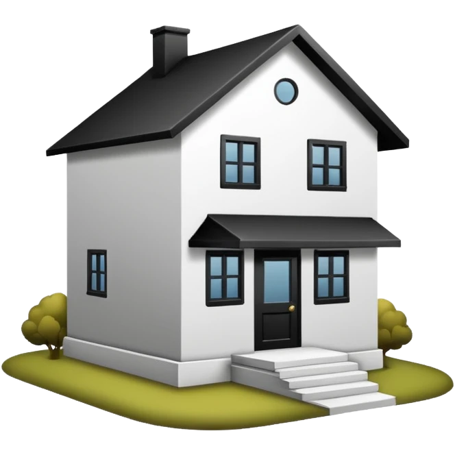 simple house  LINE drawing   emoji