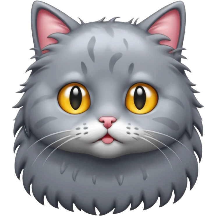 Wet cat emoji