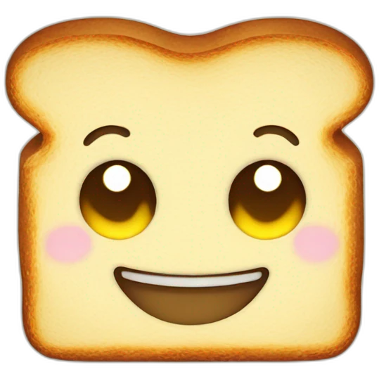 Happy Toast emoji