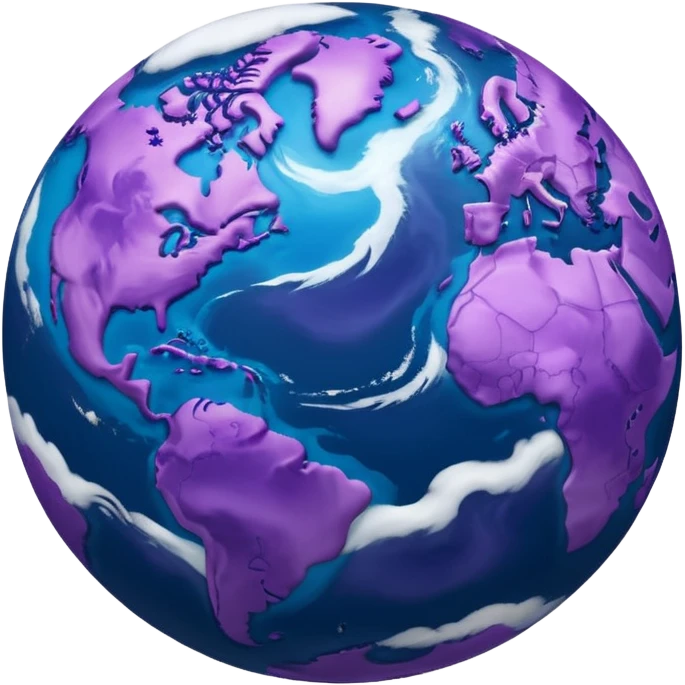 purple world earth emoji