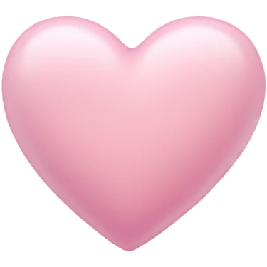 pastel pink heart emoji