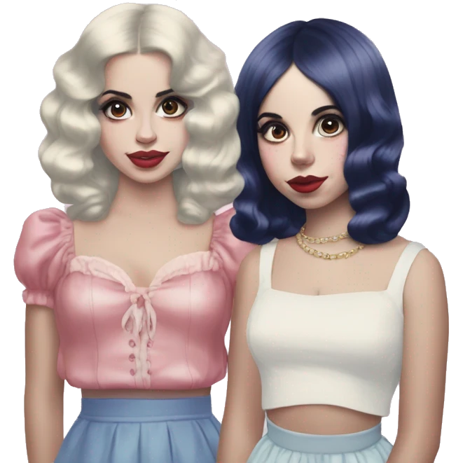Lana del rey and Melanie Martinez  emoji