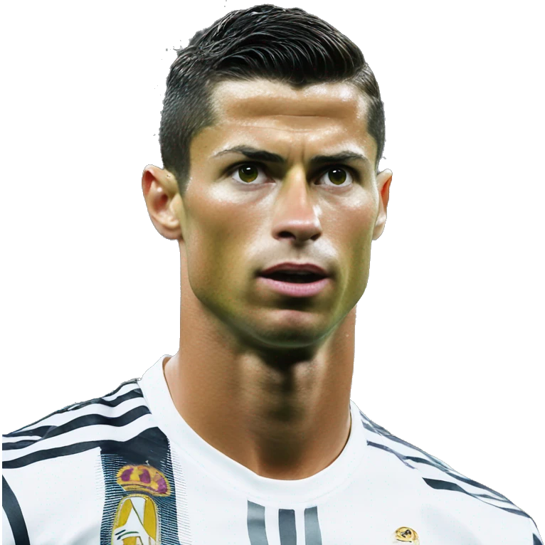 cr7 doing suii real face emoji
