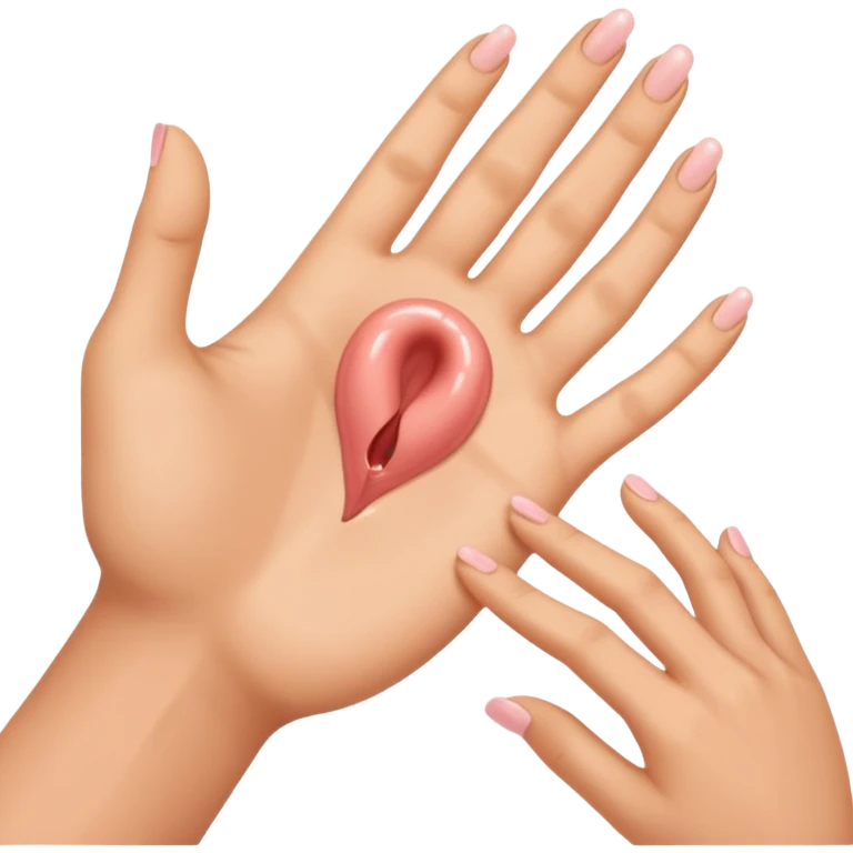 Fingering a vagina emoji