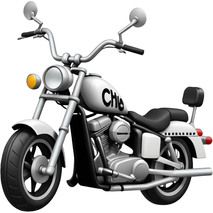 the word Chopper in graffiti emoji