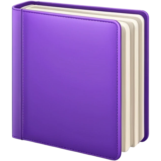Purple icon: a book with дфзещз. Minimal, web style. emoji