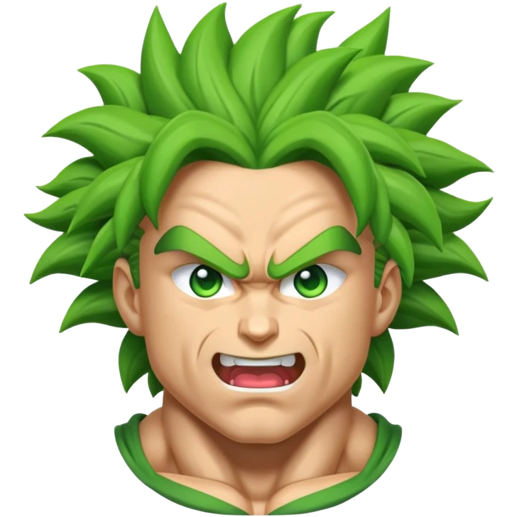 Fais un emoji qui ressemble à Broly emoji