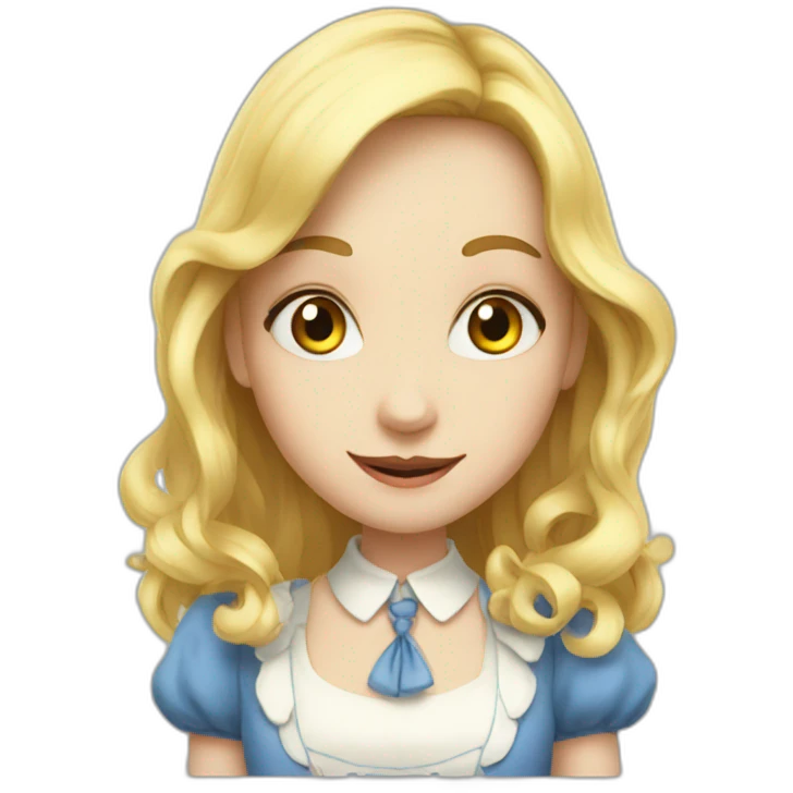 Alice in worderland emoji