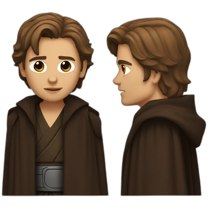 Anakin skywalker with scar  emoji