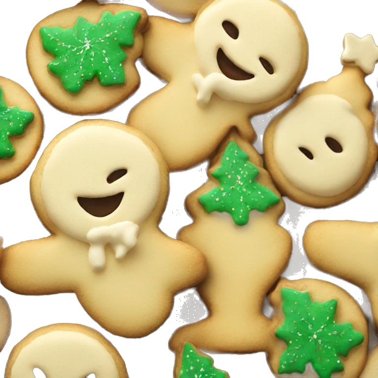Christmas sugar cookie  emoji