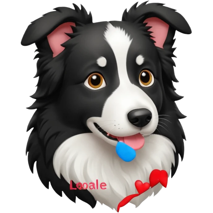 Border collie emoji