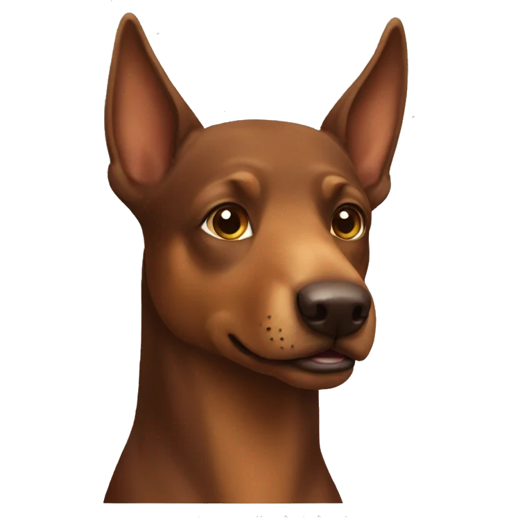 Fat Brown kelpie emoji