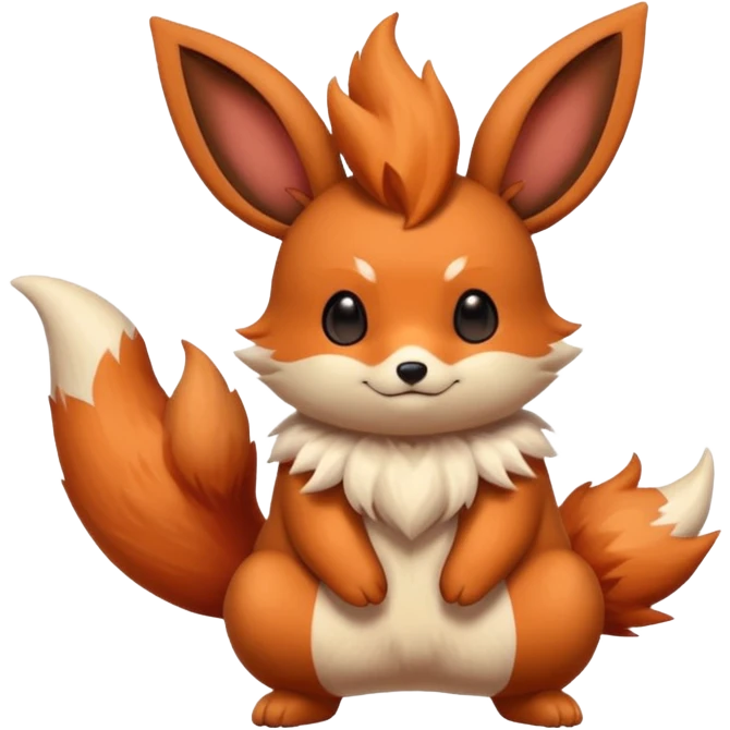 Teddiursa-Minccino-Flareon-fusion  emoji
