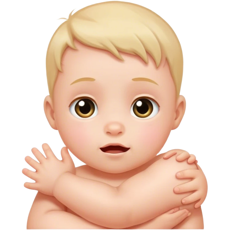 Baby want hug  emoji