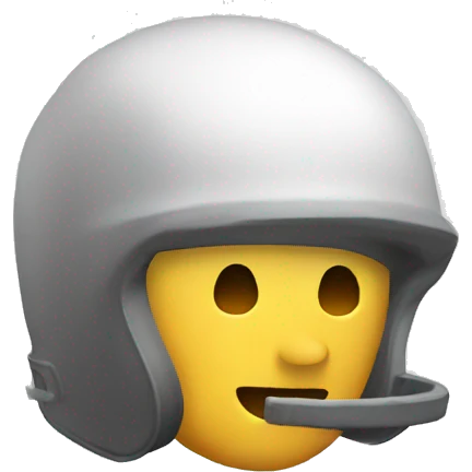 foam helmet emoji