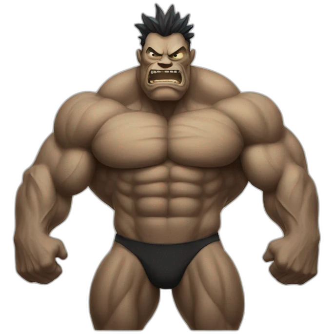 muscular monster emoji