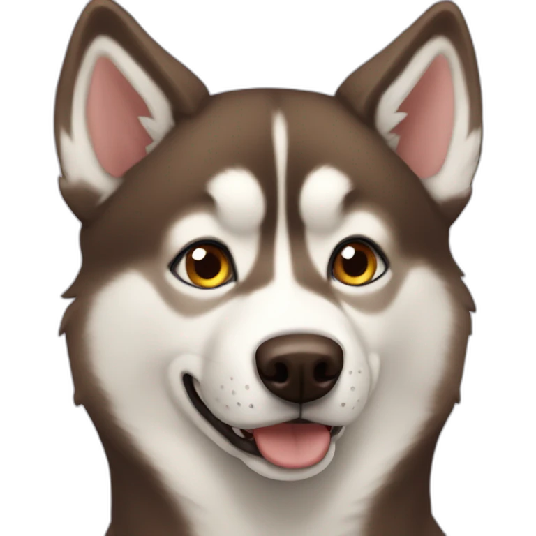 brown-husky emoji