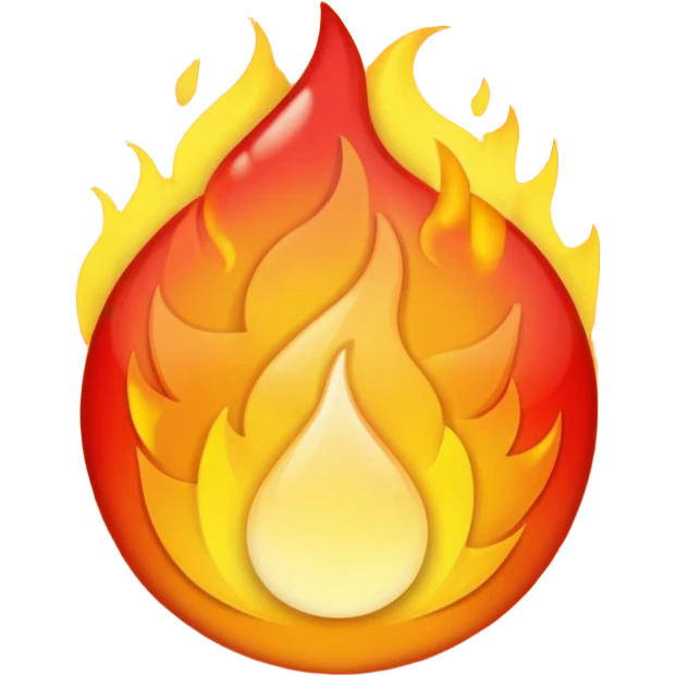temperature in warm hues emoji