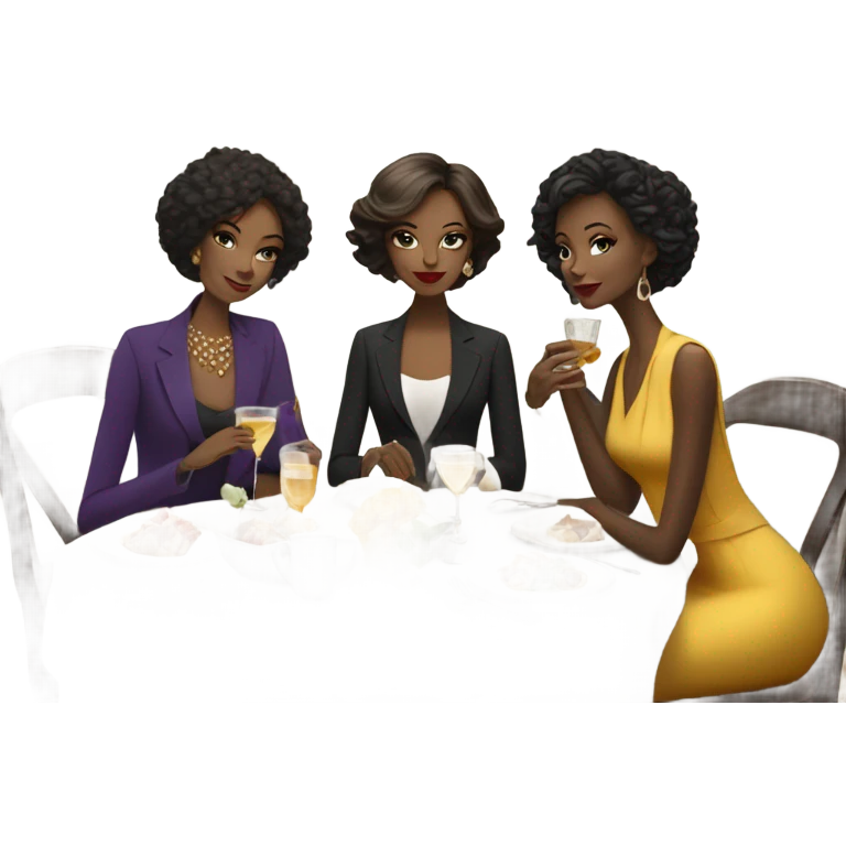 White ladies lunch emoji