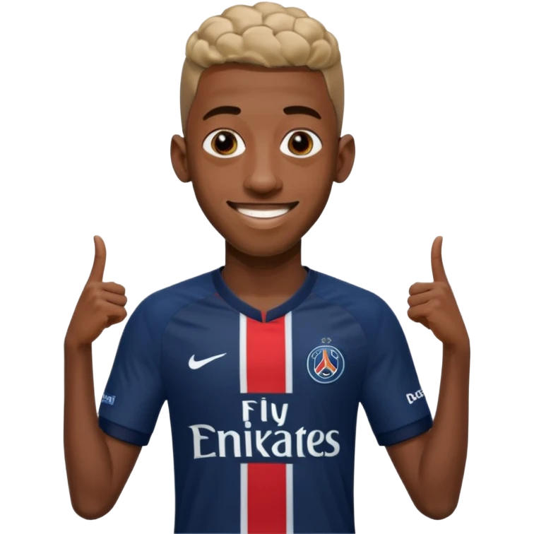 Ousmane Dembele avec le maillot du psg emoji