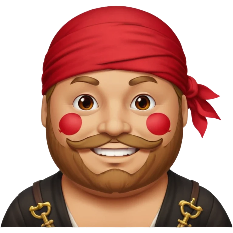 pirate very fat man emoji