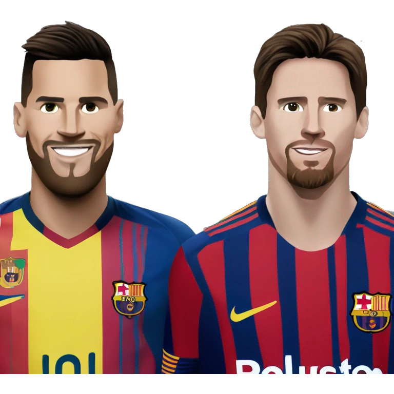 ronaldo and messi emoji