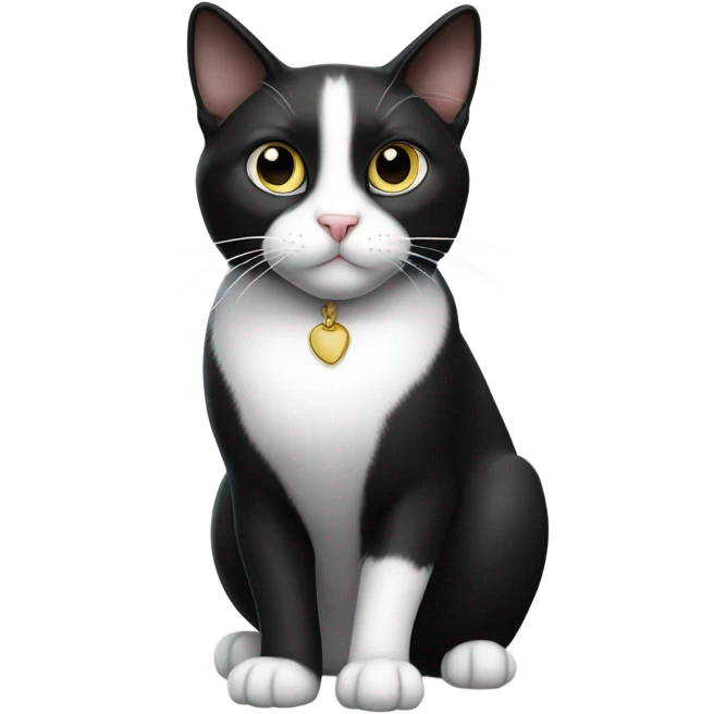 tuxedo cat  emoji