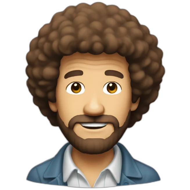 Bob ross emoji