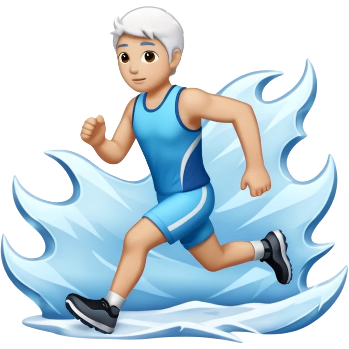 Cold runner emoji