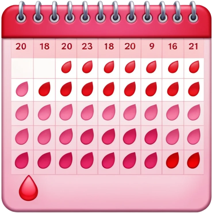 menstrual cycle emoji