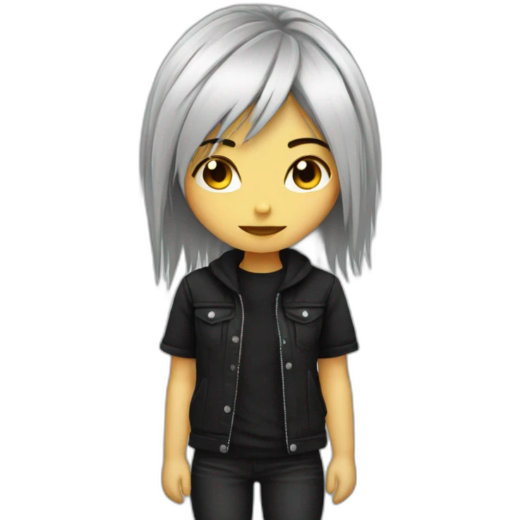 Emo girl emoji