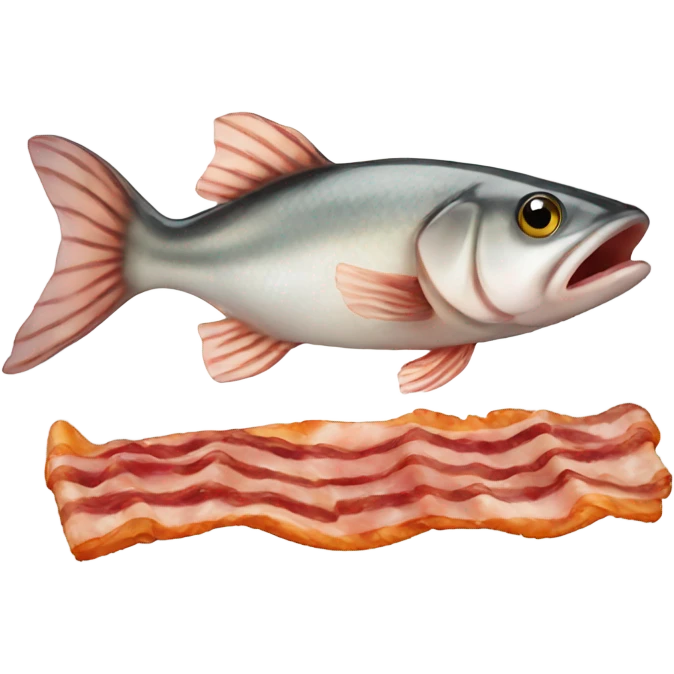 Fishy bacon emoji