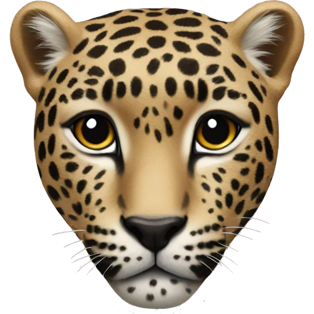 Leopard heart emoji