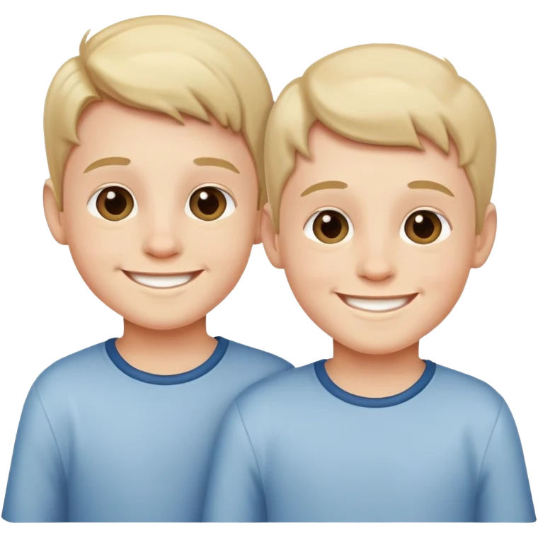 Twin boys  emoji