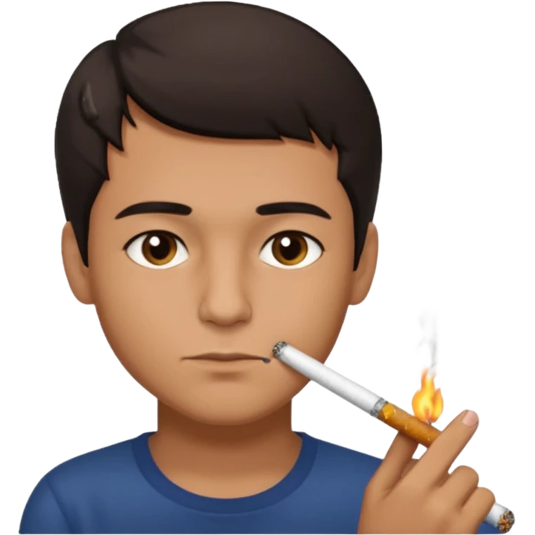 Man smoking emoji