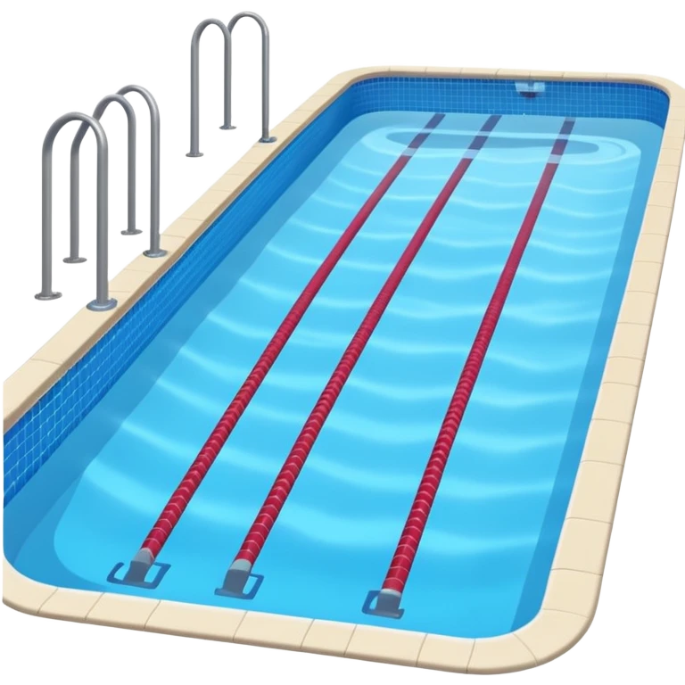 swimming pool with lanes emoji