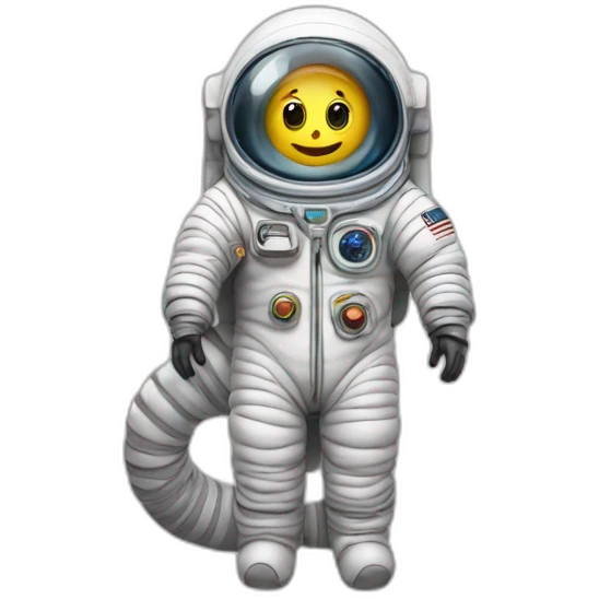 a worm in a spacesuit  emoji