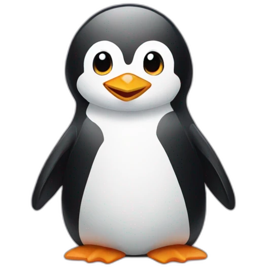 Happy penguin emoji