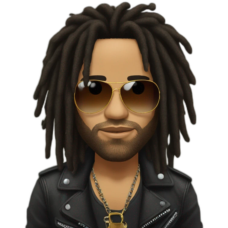 Lenny kravitz dreadlocks emoji