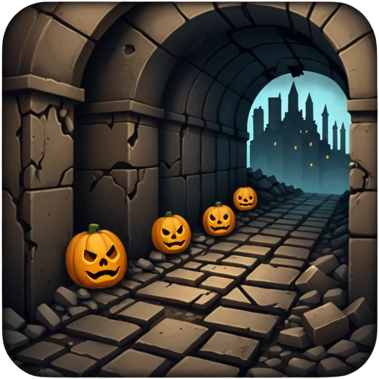 dark corrupted city underground emoji