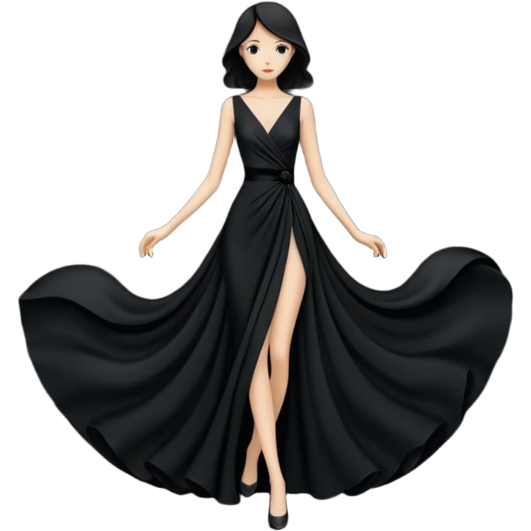 fashion silhouette emoji