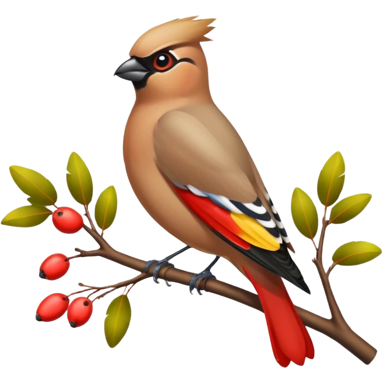 waxwing emoji