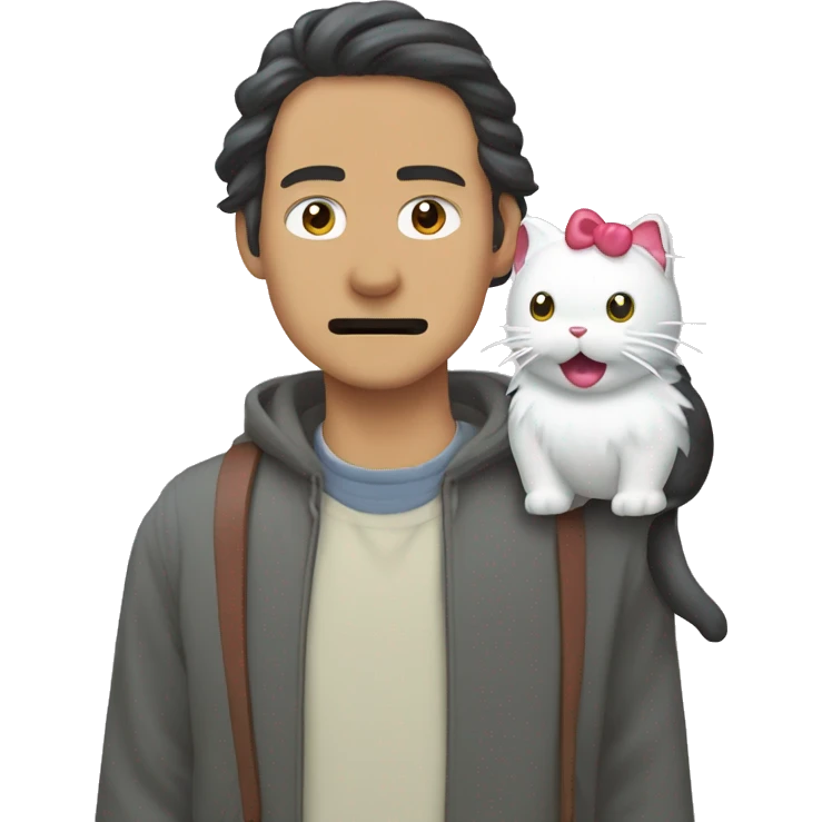 Studio Ghibli's Howl Meets Hello Kitty emoji
